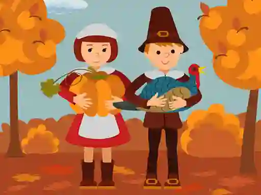Spel Thanksgiving Jigsaw aanlyn