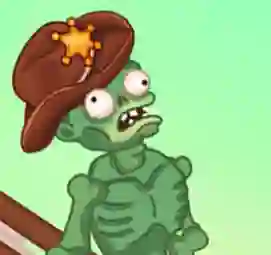 Spel Cowboy Zombie aanlyn