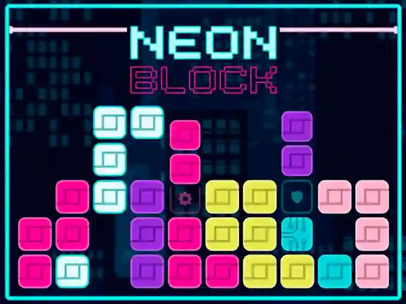 Spel Neon Block aanlyn