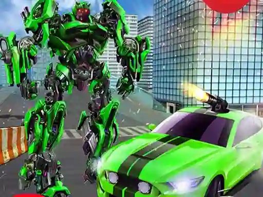 Spel Grand robot car transform 3d game aanlyn