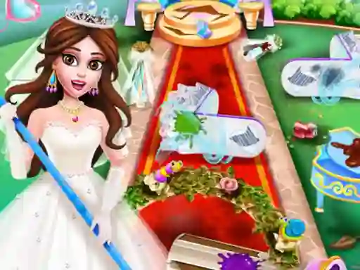 Spel Princess Wedding Cleaning aanlyn