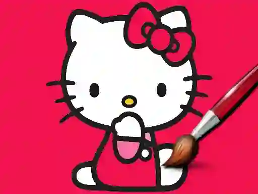 Spel Easy Coloring Kitty aanlyn