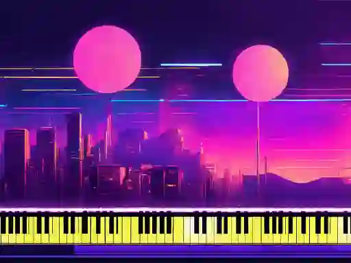 Spel Piano Game star 5 aanlyn