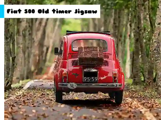 Spel Fiat 500 Old Timer Jigsaw aanlyn