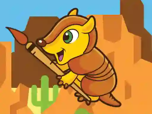 Spel Happy Armadillo Coloring aanlyn