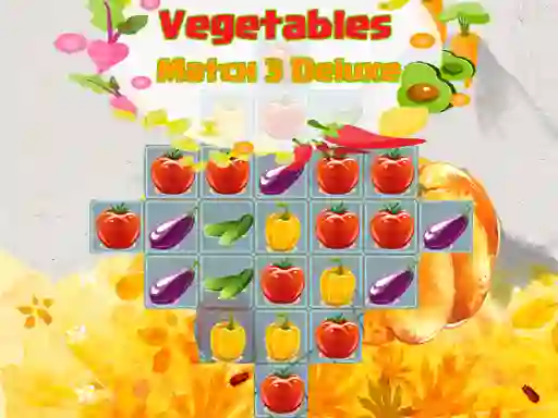 Spel Vegetables Match 3 Deluxe aanlyn