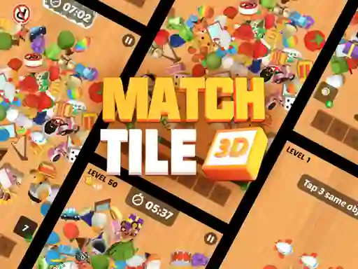 Spel Match Tile 3d aanlyn