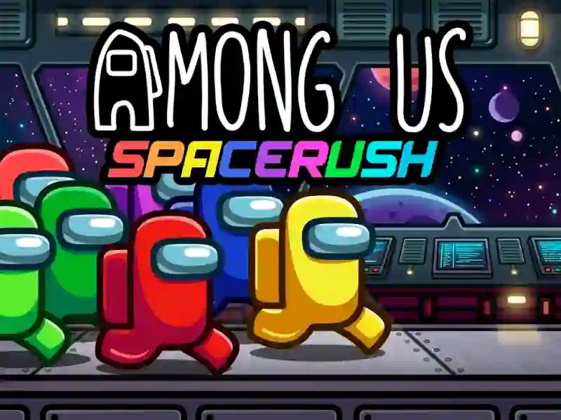 Spel Among Us SpaceRush aanlyn