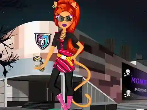 Spel Monster Shopping Dressup aanlyn