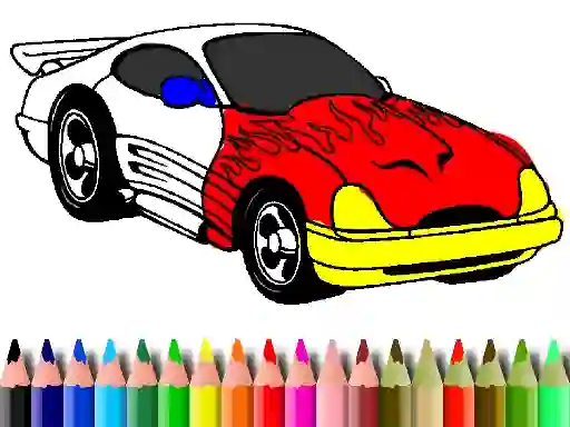 Spel Back To School: Muscle Car Coloring aanlyn