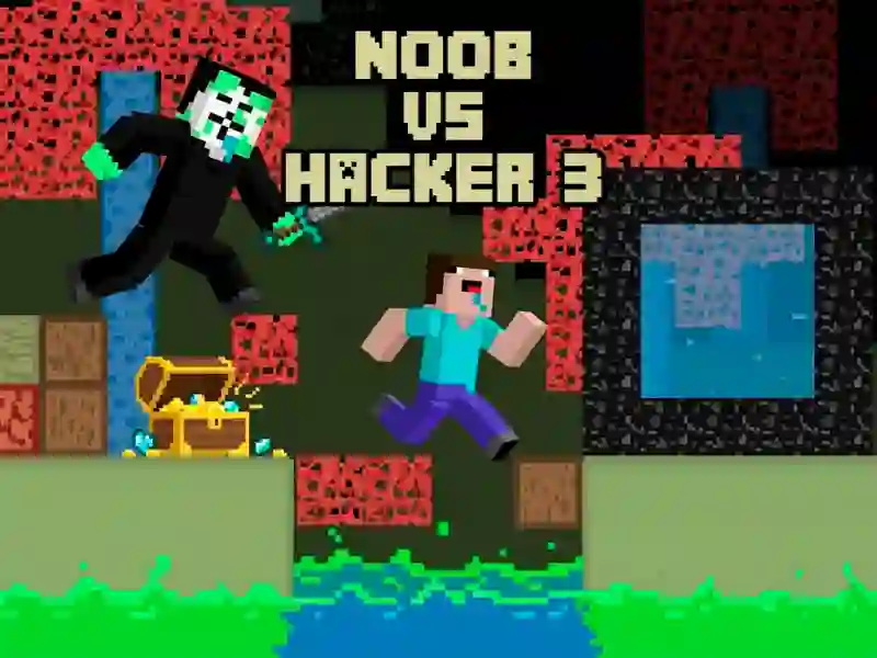 Spel Noob vs Hacker aanlyn