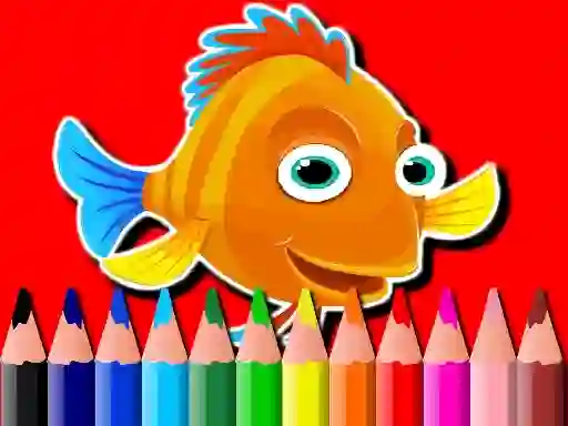Spel Back To School: Fish Coloring Book aanlyn