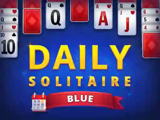 Spel Daily Solitaire Blue aanlyn