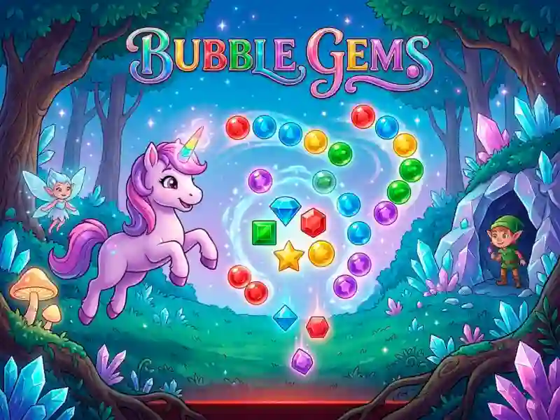 Spel Bubble Gems aanlyn