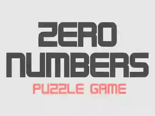 Spel Zero Numbers Puzzle Game aanlyn