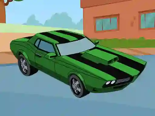 Spel Ben 10 Car Jigsaw aanlyn