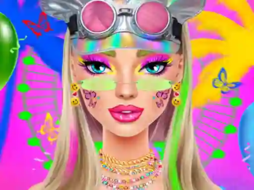 Spel Festival Vibes Makeup aanlyn