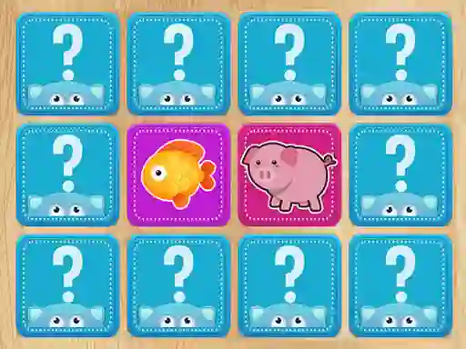 Spel Find A Pair Animals aanlyn