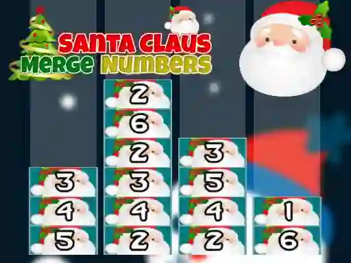 Spel Santa Claus Merge Numbers aanlyn