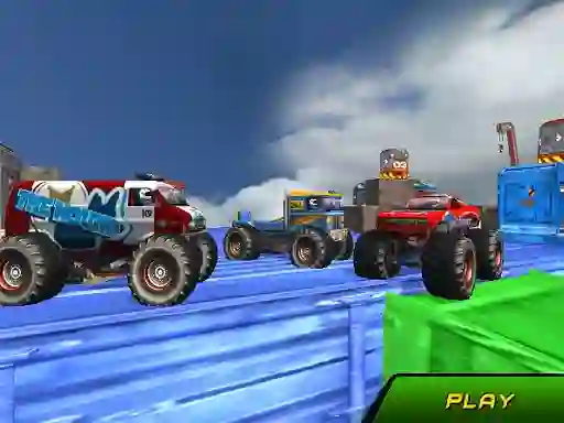 Spel Monster Truck Stunts Sky Driving aanlyn