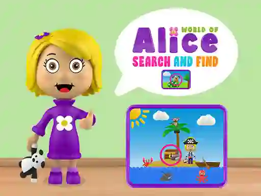 Spel World of Alice Search and Find aanlyn