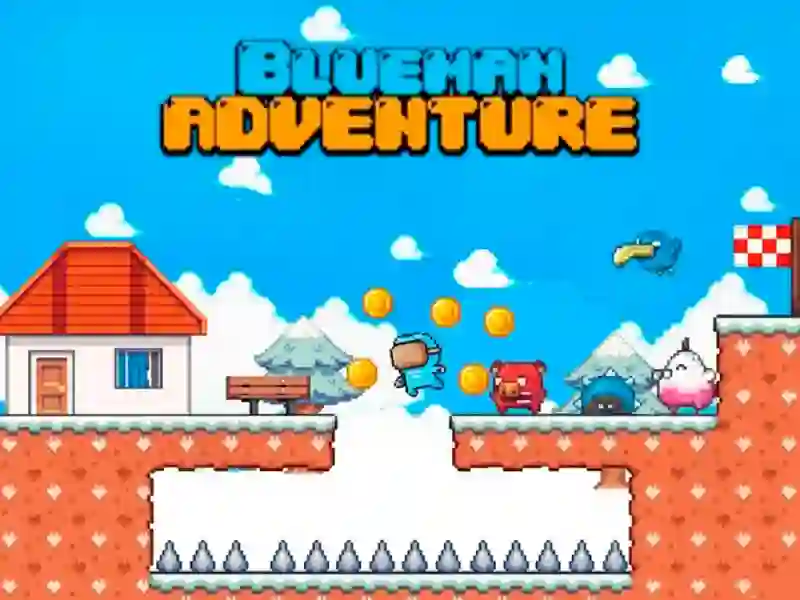 Spel Blueman Adventure aanlyn