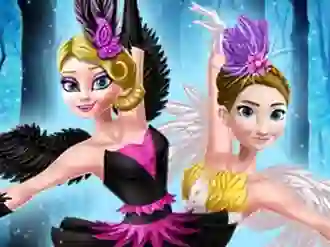 Spel Ellie and Annie Black Swan and White Swan aanlyn