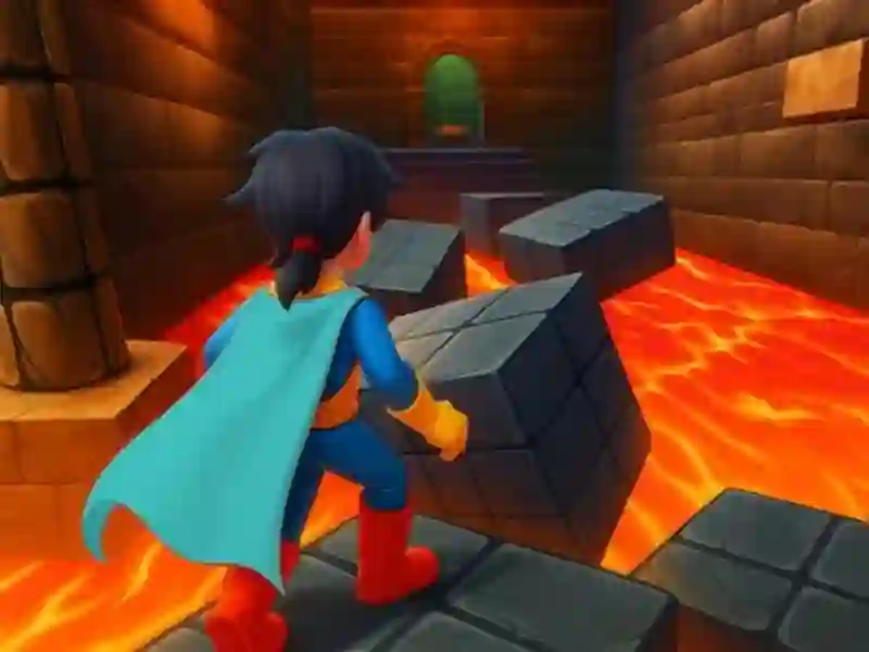 Spel Superhero Escape Run aanlyn