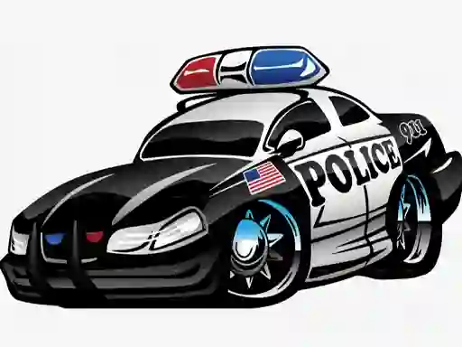 Spel Police Cars Memory aanlyn