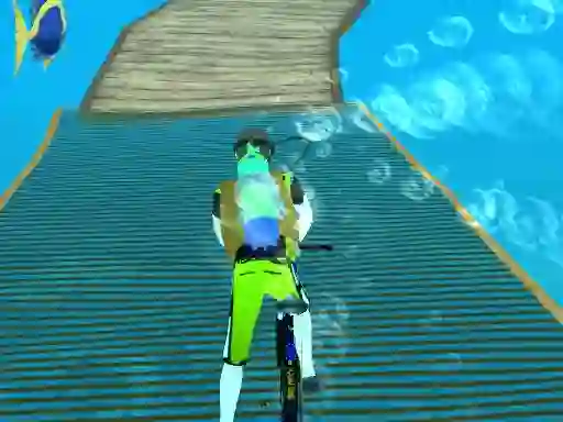 Spel Under Water Cycling aanlyn