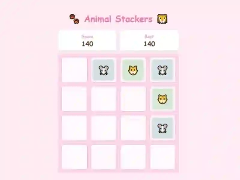 Spel Animal Stackers aanlyn