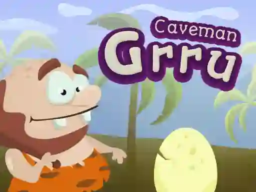 Spel Caveman Grru aanlyn