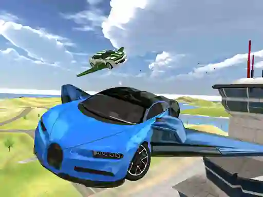 Spel Ultimate Flying Car 3d aanlyn