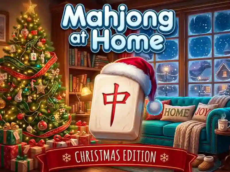 Spel Mahjong At Home Xmas Edition aanlyn