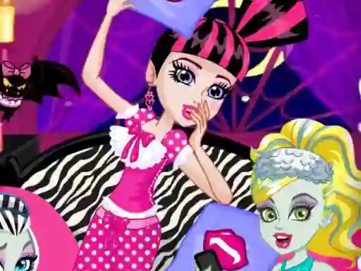 Spel Monster Slumber Party Funny Faces aanlyn
