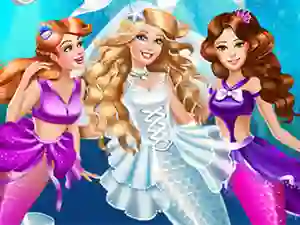 Spel Mermaid Doll Wedding aanlyn