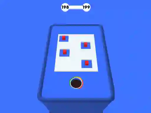 Spel Hole 3d Color Block Game aanlyn
