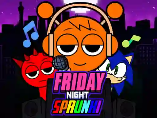 Spel Friday Night Sprunki aanlyn