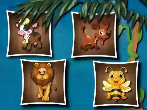 Spel Cute Animal Shapes aanlyn