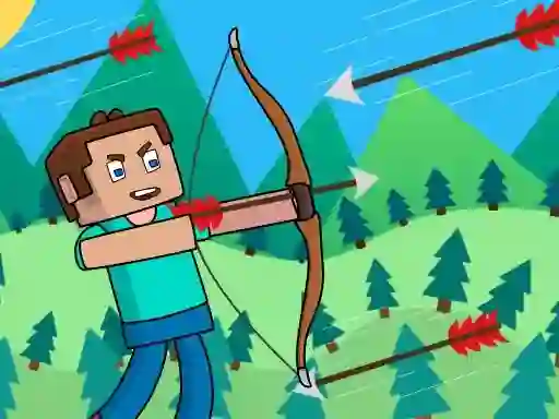 Spel Noob Archer Monster Attack aanlyn