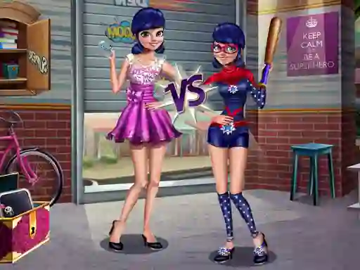 Spel Princess vs Superhero aanlyn