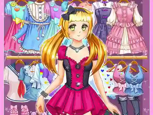 Spel Anime Kawaii Dress Up aanlyn