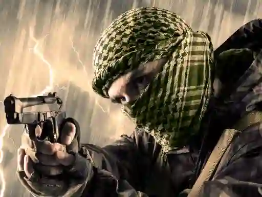 Spel Terrorist Shootout aanlyn