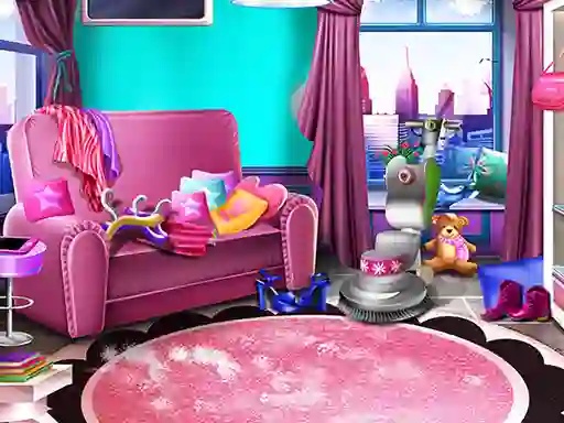 Spel Girly House Cleaning aanlyn