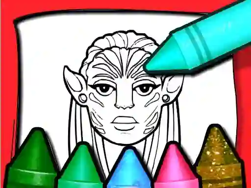 Spel Avatar Coloring Book aanlyn