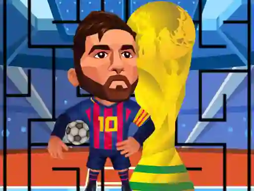 Spel Messi in a maze aanlyn