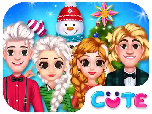 Spel Frozen Princess Christmas Celebration aanlyn