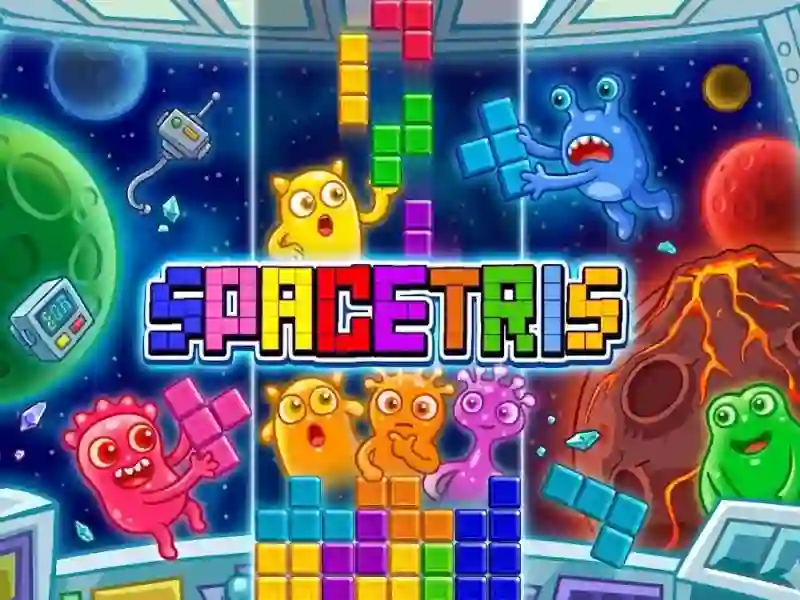 Spel SpaceTris aanlyn