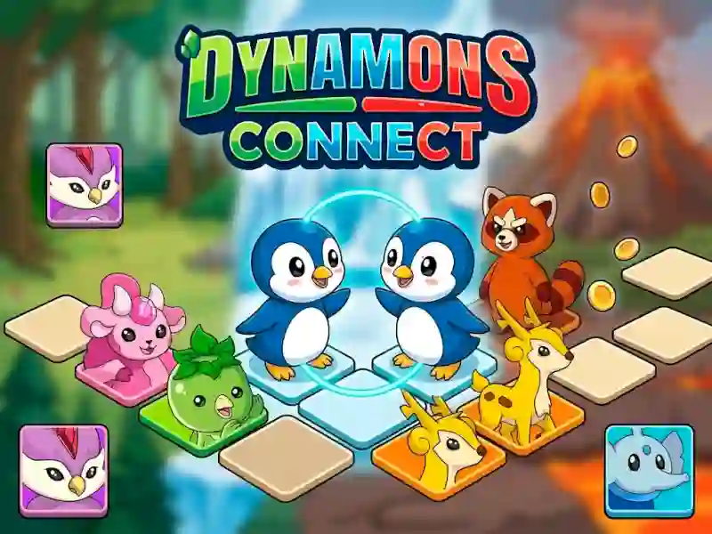 Spel Dynamons Connect aanlyn