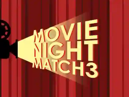 Spel Movie Night Match 3 aanlyn